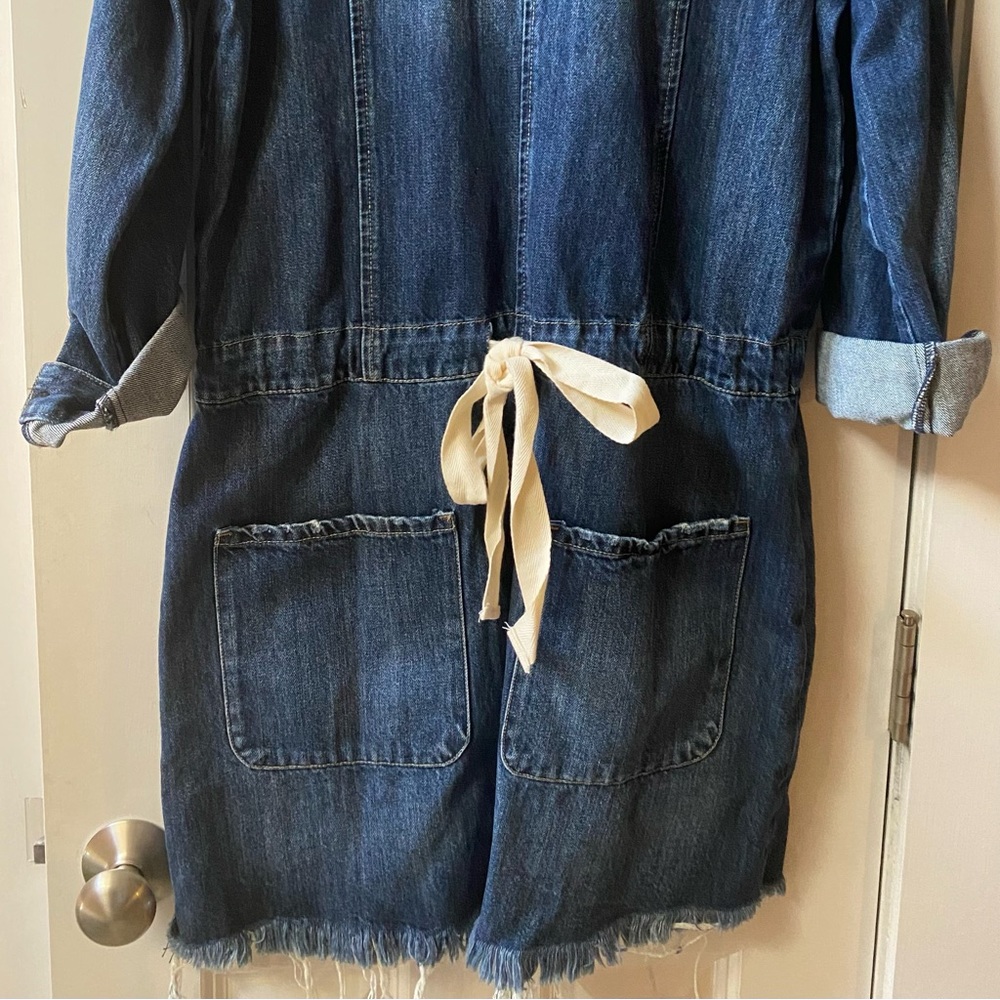 NWT-Lucky Brand Denim Dress, Size Medium - Picture 4 of 8